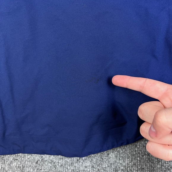 REI Co-op Teris GTX Rain Jacket Womens 2X Blue Zip GORE-TEX Waterproof Hiking - Picture 13 of 14